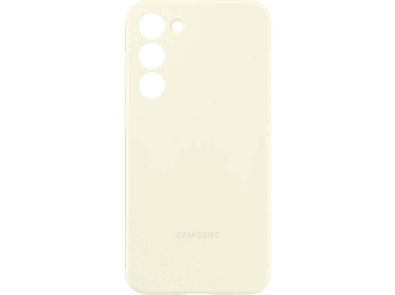 SAMSUNG Silicone Case, Backcover, Samsung, Galaxy S23+, Cream