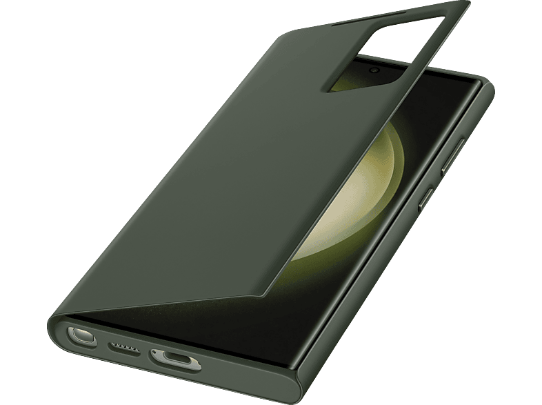 SAMSUNG Smart View Wallet Case, Bookcover, Samsung, Galaxy S23 Ultra, Green