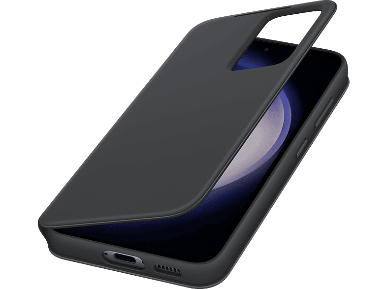 SAMSUNG Smart View Wallet Case, Bookcover, Samsung, Galaxy S23, Black