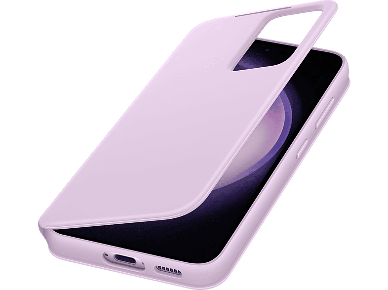 SAMSUNG Smart View Wallet Case, Bookcover, Samsung, Galaxy S23, Lavender