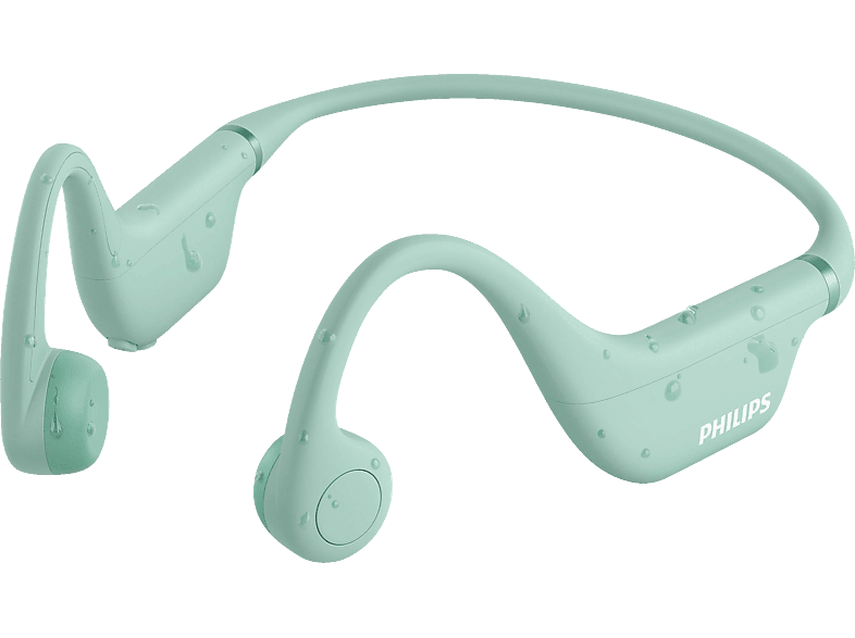 PHILIPS TAK 4607 GR/00, Open-ear Kopfhörer Bluetooth Türkis