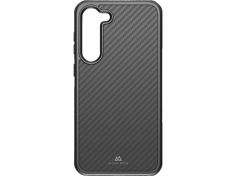 BLACK ROCK Robust Real Carbon, Backcover, Samsung, Galaxy S23 +, Schwarz