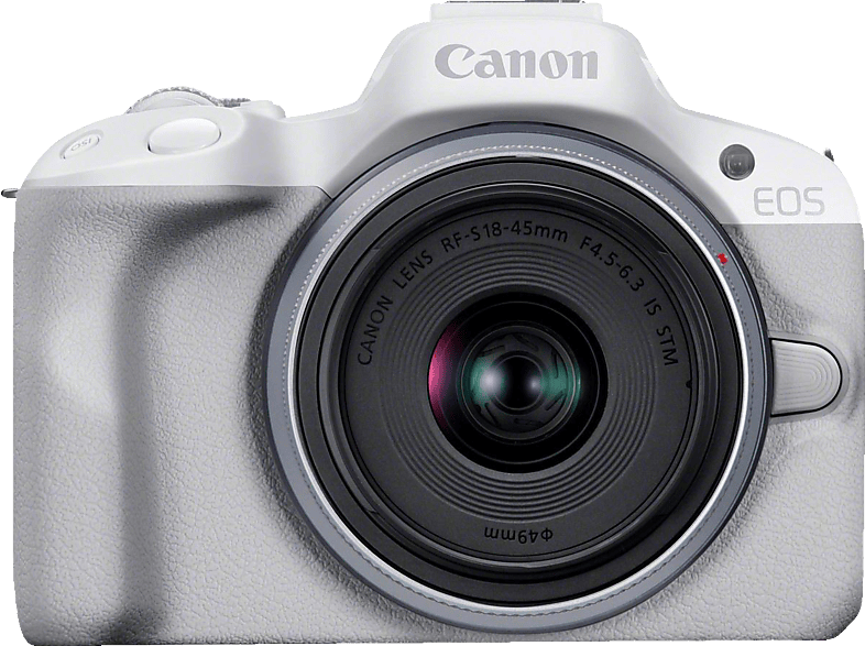 CANON EOS R50 Kit Spiegellose Systemkameras mit Objektiv 18-45 mm, 7,5 cm Display, WLAN
