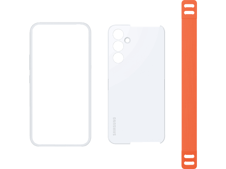 SAMSUNG Haze Grip Case, Backcover, Samsung, Galaxy A54 5G, White