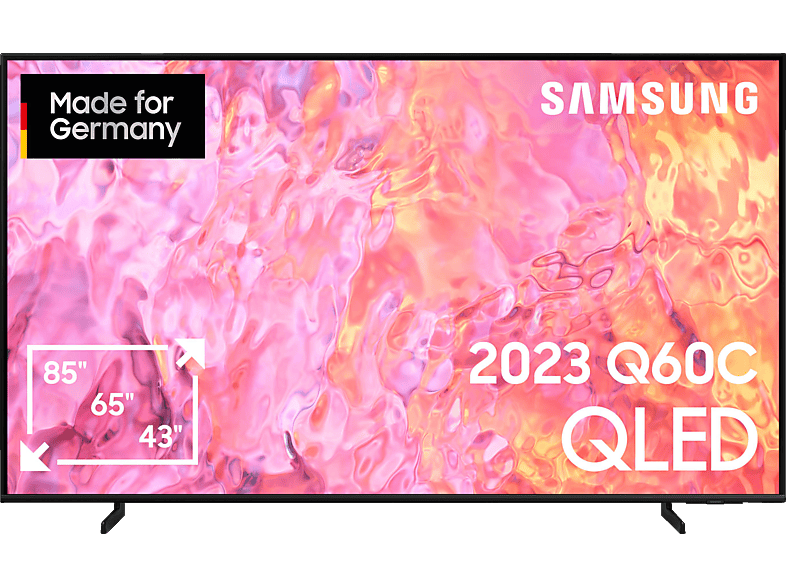 SAMSUNG GQ75Q60CAU QLED TV (Flat, 75 Zoll / 189 cm, UHD 4K, SMART TV, Tizen)