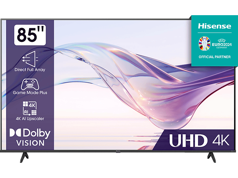 HISENSE 85A6K LED TV (Flat, 85 Zoll / 215 cm, UHD 4K, SMART TV, VIDAA)