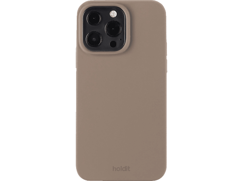 HOLDIT Silicone Case, Backcover, Apple, iPhone 13 Pro, Mocha Brown