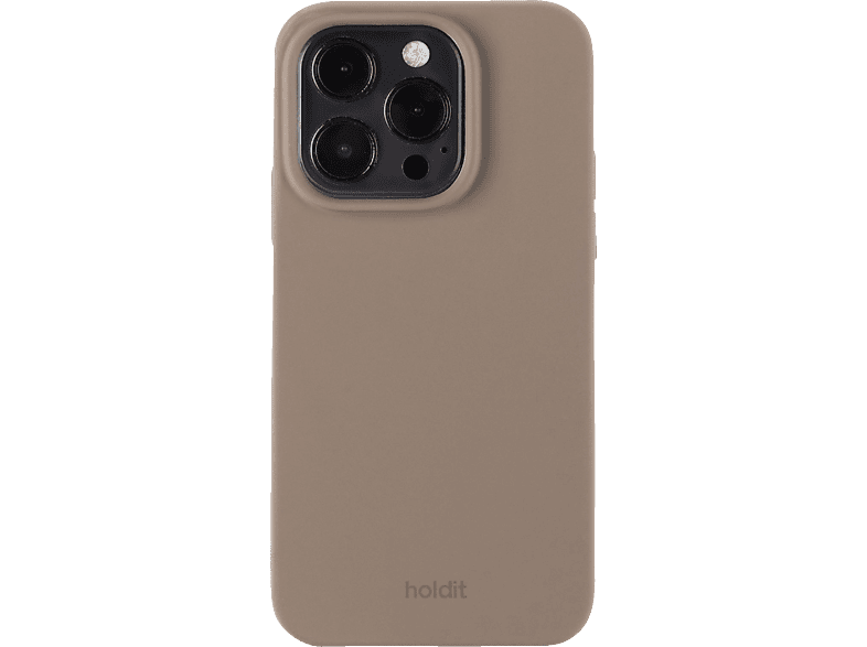 HOLDIT Silicone Case, Backcover, Apple, iPhone 14 Pro, Mocha Brown
