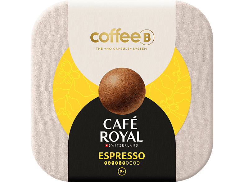 CAFE ROYAL CoffeeB Espresso 9er Kaffeekugel (Nur für Globe Kaffeemaschine geeignet.)