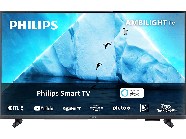 PHILIPS 32PFS6908/12 Full HD LED Ambilight TV (Flat, 32 Zoll / 80 cm, Full-HD, SMART TV, Ambilight, Philips Smart TV)