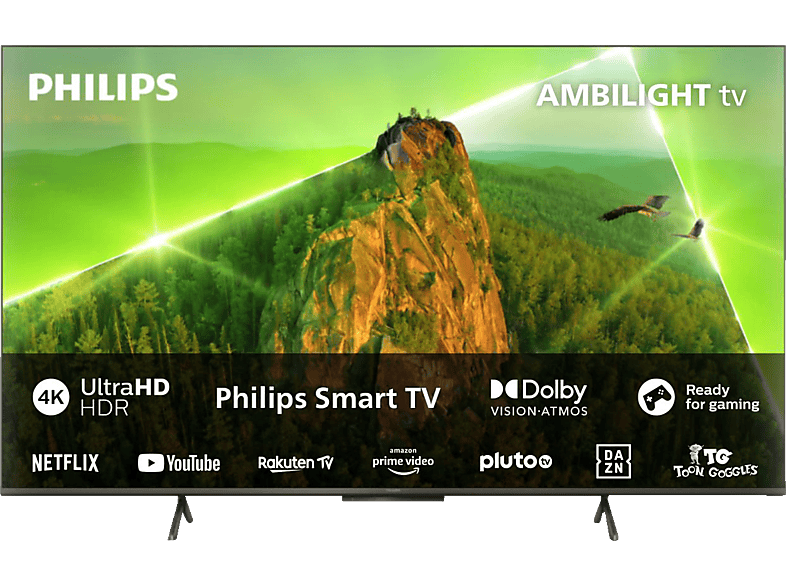 PHILIPS 65PUS8108/12 4K LED Ambilight TV (Flat, 65 Zoll / 164 cm, UHD 4K, SMART TV, Ambilight, Philips Smart TV)