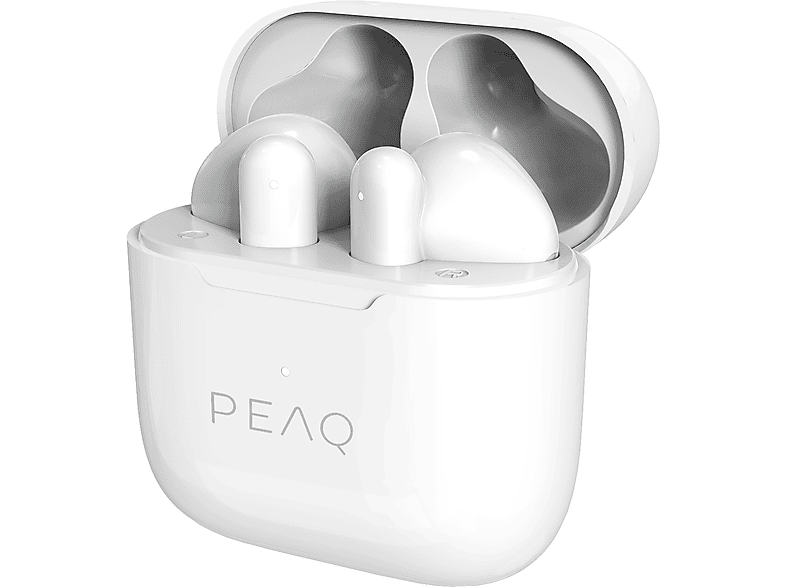 PEAQ PTW-3000-WT, In-ear Kopfhörer Weiß