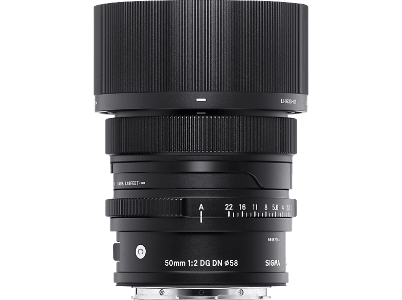 SIGMA 314965 50 mm - f./2 DG, DN (Objektiv für Sony E-Mount, Schwarz)
