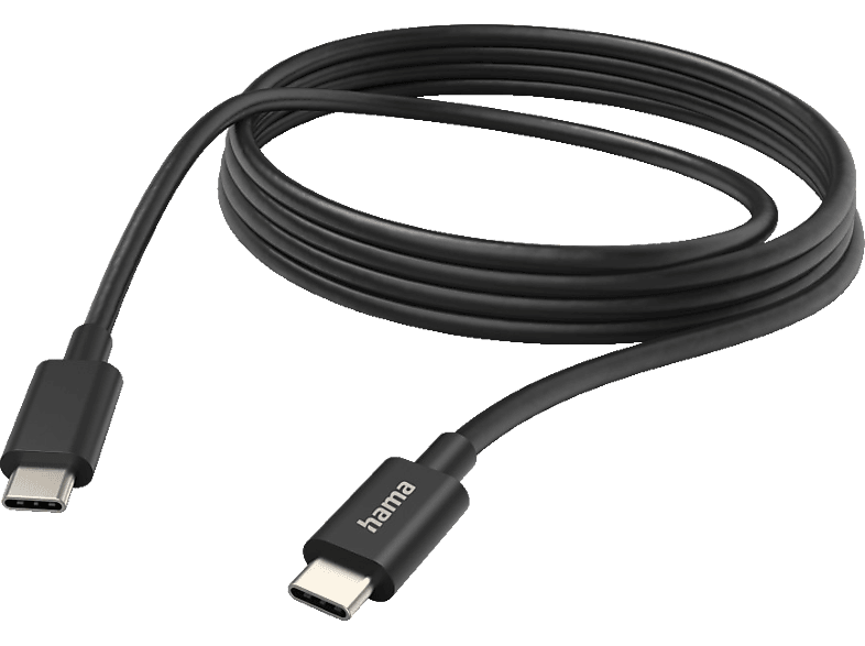 HAMA USB-C, Ladekabel, 3 m, Schwarz