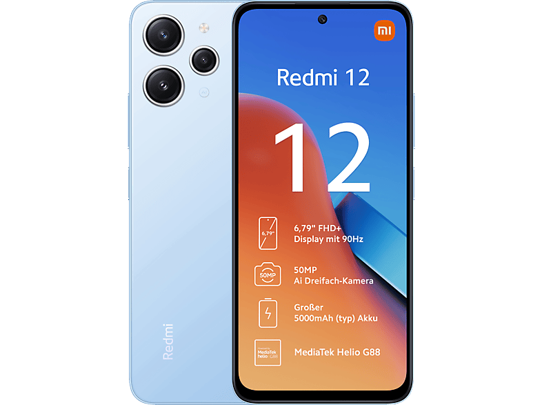 XIAOMI Redmi 12 128 GB Sky Blue Dual SIM