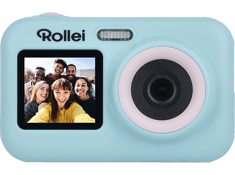 ROLLEI Sportsline Fun Digitale Kompaktkamera Grün, 2.4-Zoll-Display an der Rückseite, 1.3-Zoll-Selfie-Display Frontseite