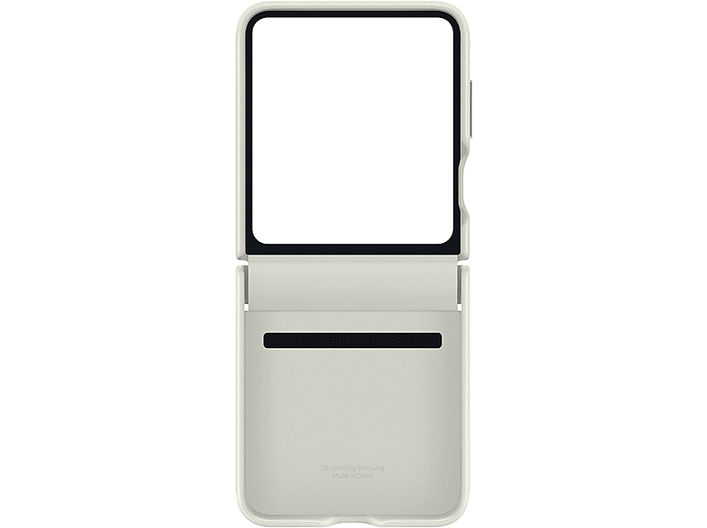 SAMSUNG EF-VF731 Kunstleder Flap Case, Backcover, Samsung, Galaxy Z Flip5, Cream