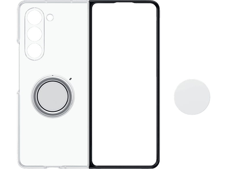 SAMSUNG EF-XF946 Clear Gadget Case, Backcover, Samsung, Galaxy Z Fold5, Transparent
