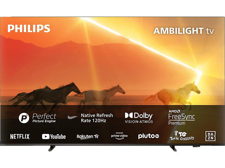 PHILIPS 75PML9008/12 4K UHD MiniLED TV (Flat, 75 Zoll / 189 cm, 4K, SMART TV, Ambilight, Philips Smart TV)