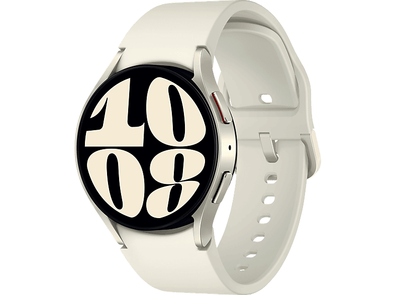 SAMSUNG Galaxy Watch6 LTE 40 mm Smartwatch Fluorkautschuk, S/M, Gold