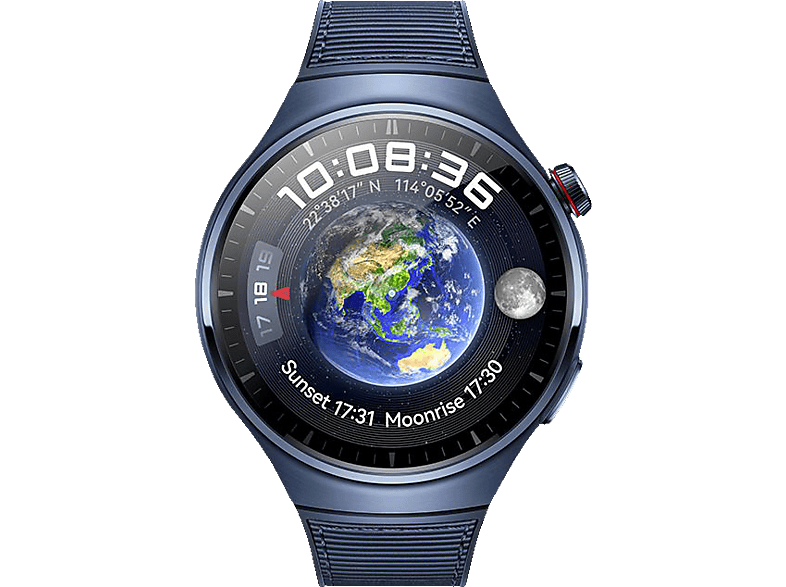 HUAWEI Watch 4 Pro Smartwatch Leder, 140-210 mm, Ozeanblau
