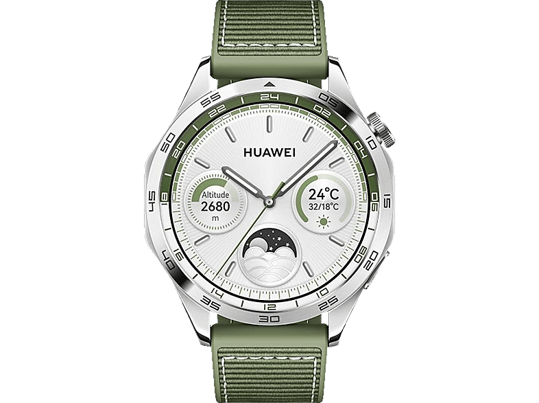 HUAWEI WATCH GT 4 46 Smartwatch Woven, 140 - 210mm, Grün