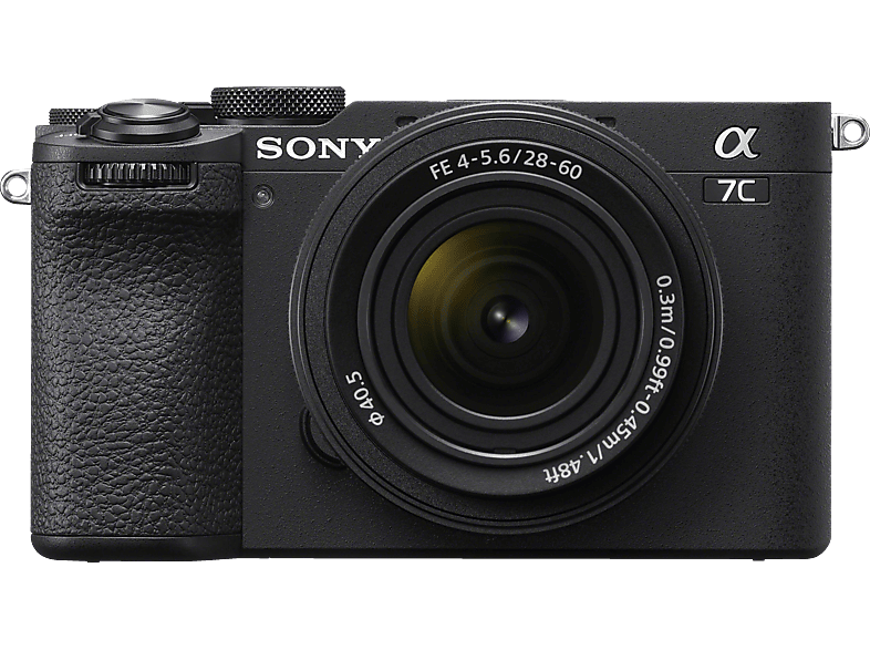 SONY Alpha 7C II Kit (ILCE-7CM2L) Vollformat Kamera mit Objektiv 28 - 60 mm, 7,5 cm Display Touchscreen, WLAN