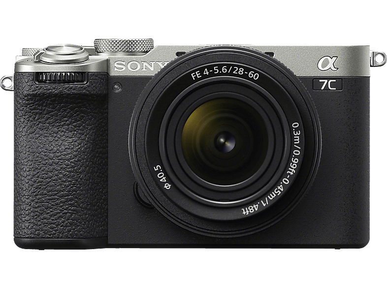 SONY Alpha 7C II Kit (ILCE-7CM2LS) Vollformat Kamera mit Objektiv 28 - 60 mm, 7,5 cm Display Touchscreen, WLAN