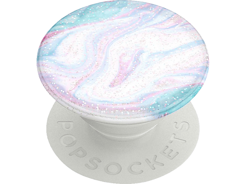 POPSOCKETS PopGrip Glitter Soft Swirls Handyhalterung, Mehrfarbig
