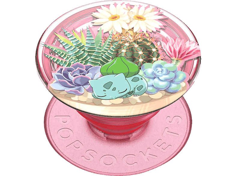 POPSOCKETS PopGrip Pokémon Bulbasaur Terrarium Handyhalterung, Mehrfarbig