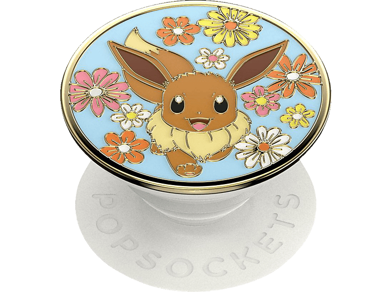 POPSOCKETS PopGrip Handyhalterung, Pokémon Enamel Floral Eevee