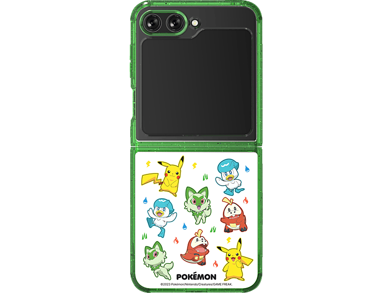 SAMSUNG Pokémon 7th Generation Eco-Friends, Flip Cover, Samsung, Galaxy Z Flip5, Mehrfarbig