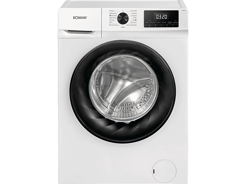 BOMANN WA 7110 W Waschmaschine (10 kg, 1400 U/Min., A, Zulauffilter )