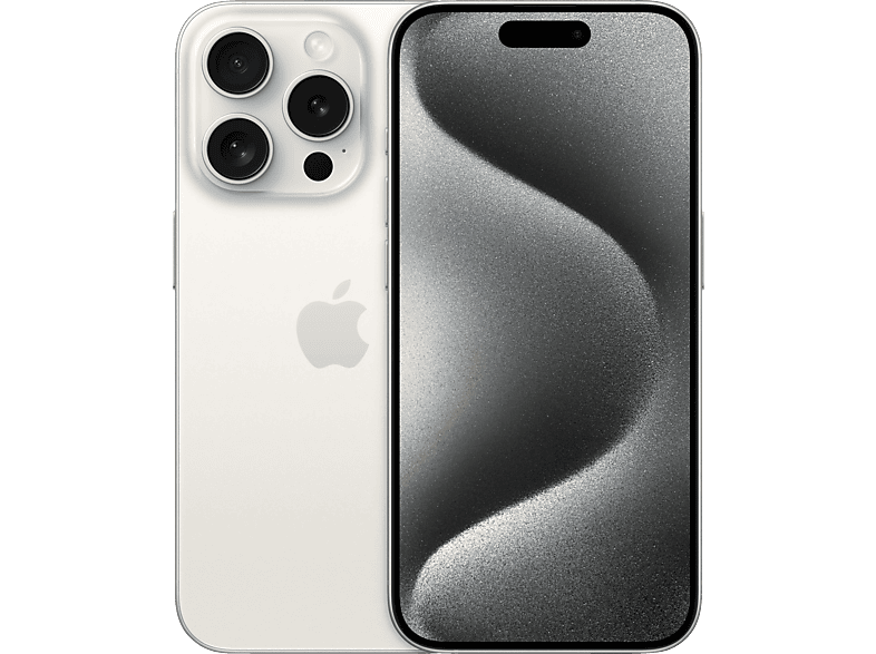 APPLE iPhone 15 Pro 5G 1 TB Titan Weiß Dual SIM