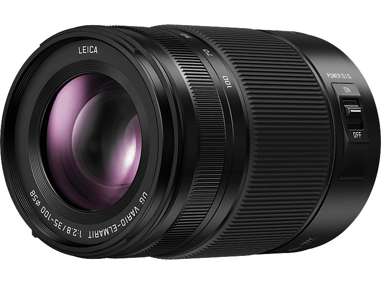 PANASONIC Leica H-ES35100E 35 mm - 100 f./2.8 DG (Objektiv für Micro-Four-Thirds, Schwarz)