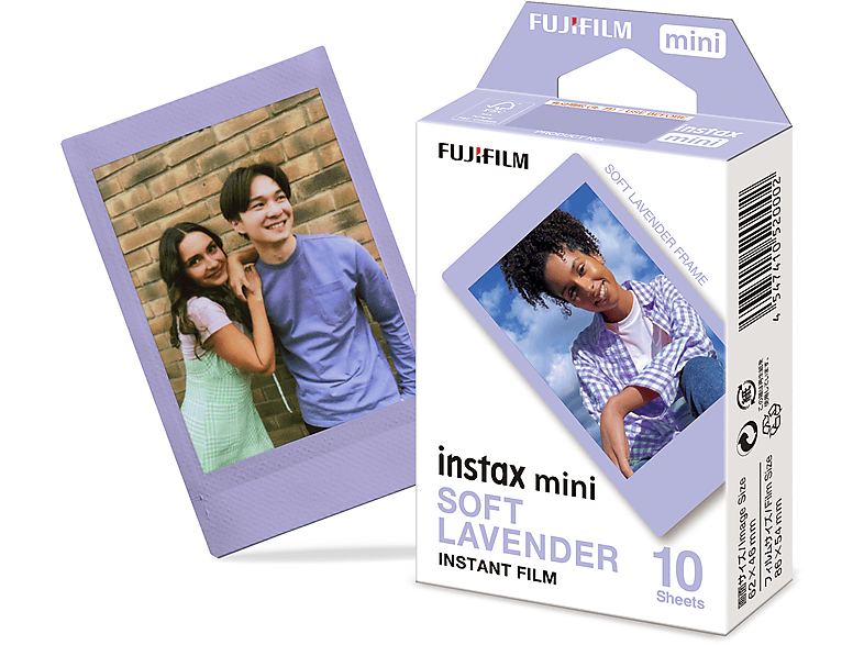 FUJIFILM INSTAX mini Film Soft Lavender Sofortbildfilm