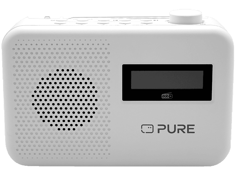 PURE Elan One² DAB+ Radio, DAB, DAB+, FM, Bluetooth, Cotton White