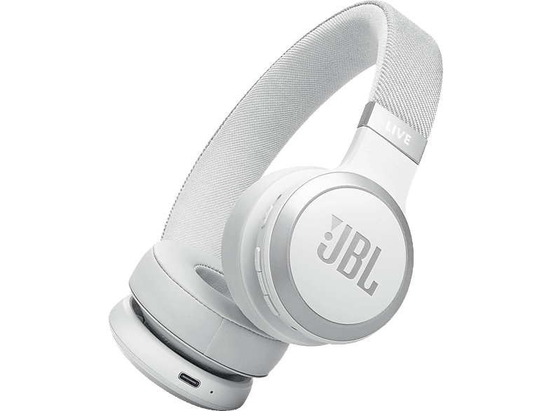 JBL Live 670NC, On-ear Kopfhörer Weiß