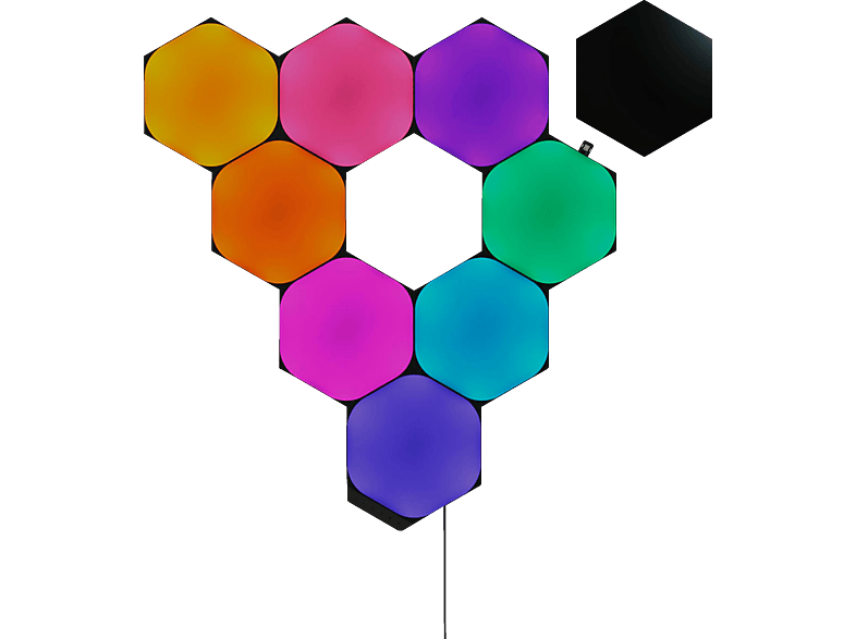 NANOLEAF Shapes Hexagons Starter Kit Multicolor, Warmweiß, Tageslichtweiß