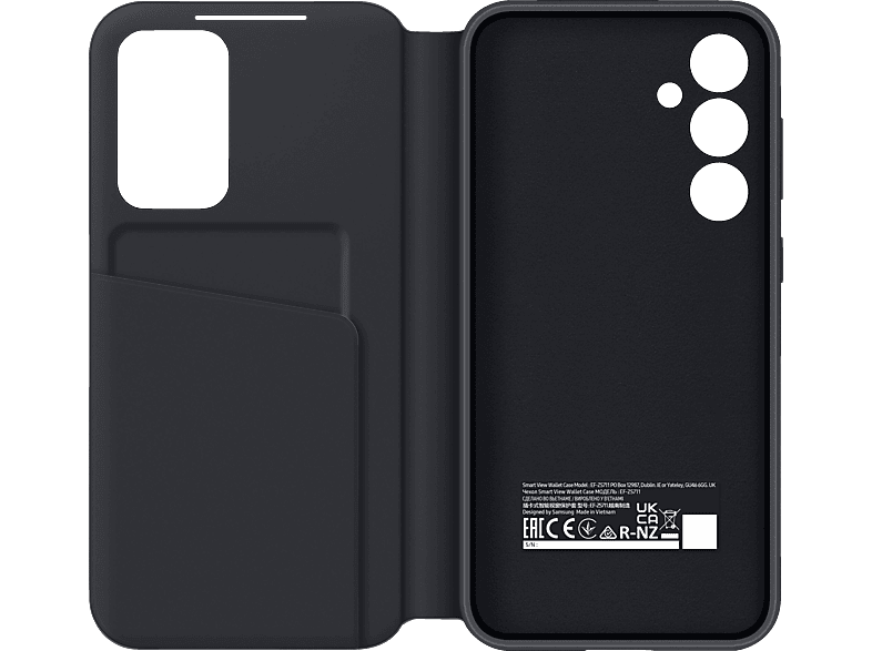 SAMSUNG Smart View Wallet Case, Bookcover, Samsung, Galaxy S23 FE, Black