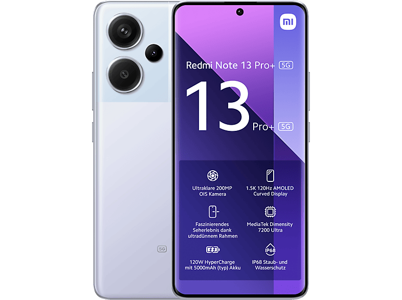 XIAOMI Redmi Note 13 Pro+ 5G 512 GB Aurora Purple Dual SIM