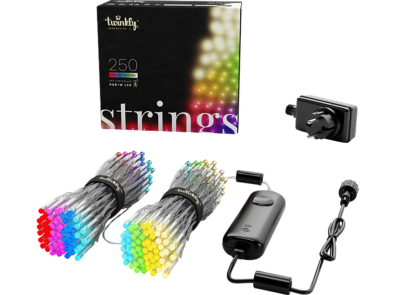TWINKLY Strings 20 m Lichterkette RGBW - 16 Mio. Farben + Warmweiß