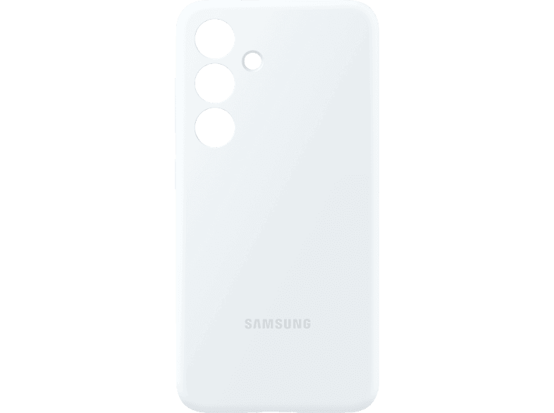SAMSUNG Silicone Case, Backcover, Samsung, Galaxy S24, White