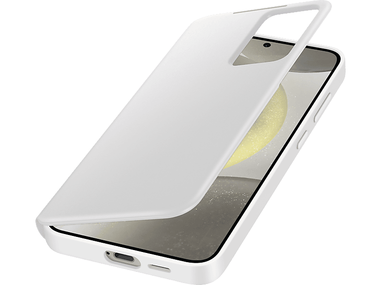 SAMSUNG Smart View Wallet Case, Bookcover, Samsung, Galaxy S24+, White
