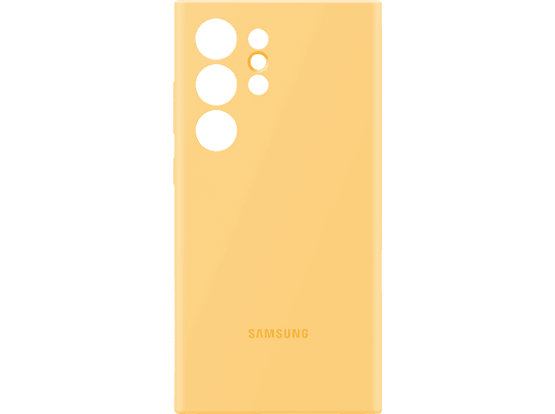 SAMSUNG Silicone Case, Backcover, Samsung, Galaxy S24 Ultra, Yellow