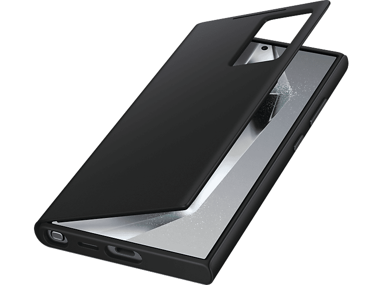 SAMSUNG Smart View Wallet Case, Bookcover, Samsung, Galaxy S24 Ultra, Black