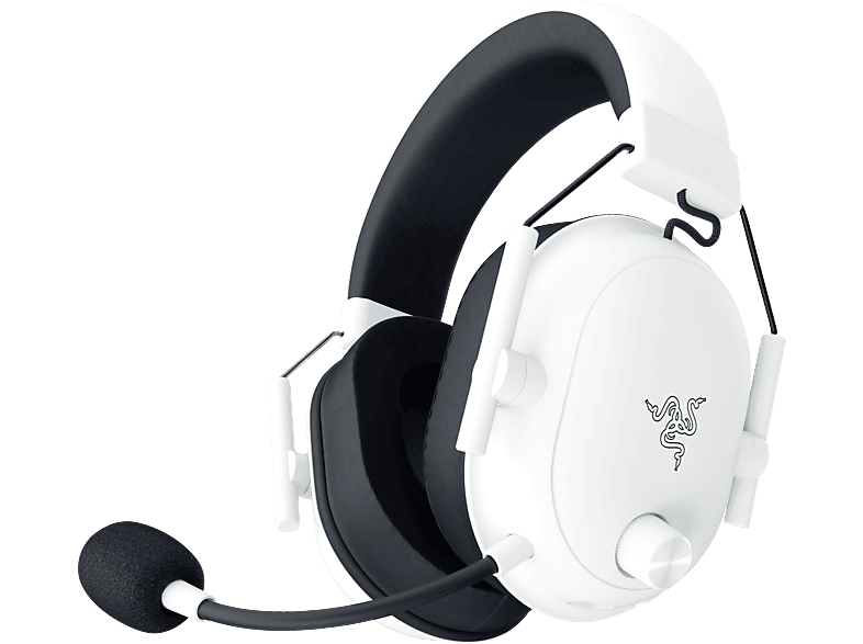 RAZER Blackshark V2 Hyperspeed E-Sport, Over-ear Headset Bluetooth Weiß