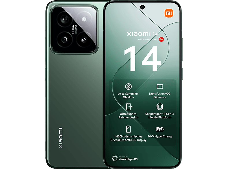XIAOMI 14 512 GB Jade Green Dual SIM