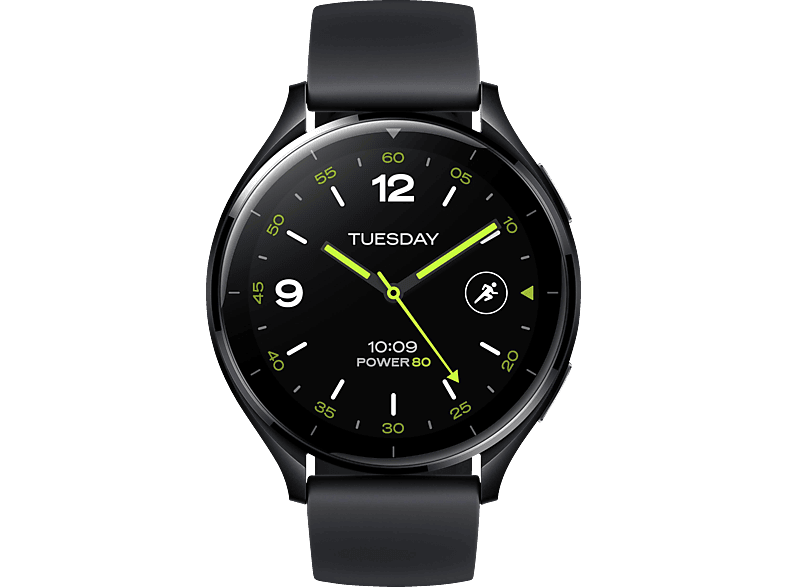 XIAOMI Watch 2 Smartwatch Aluminiumlegierung Thermoplastisches Polyurethan, 20 mm, Black