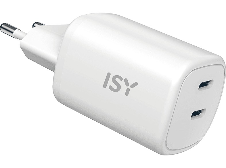 ISY IAC-5065-1 GaN Ladegerät Universal, Weiß